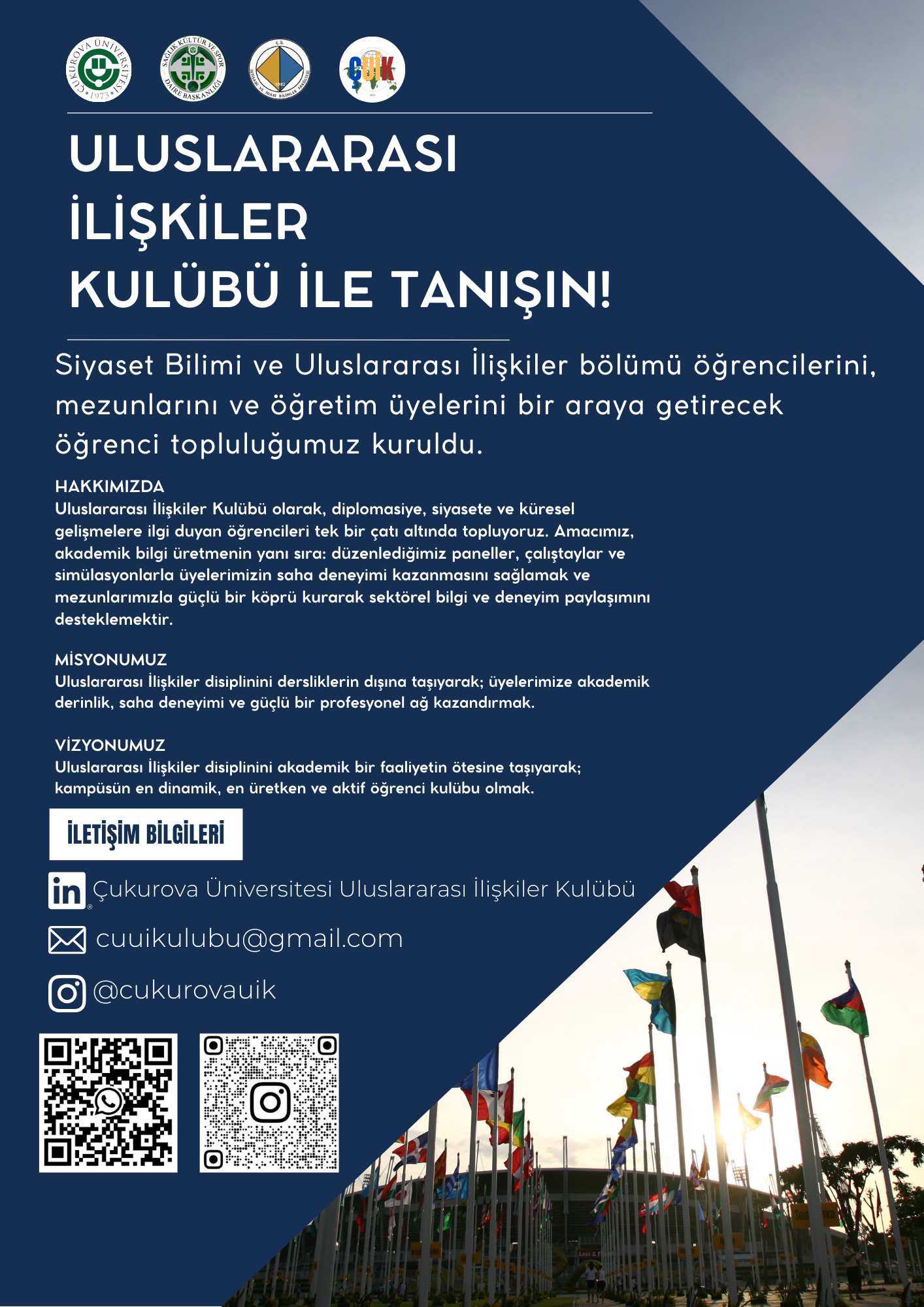 Uluslararası İlişkiler Kulübü (ÇÜUİK) ile Tanışın!